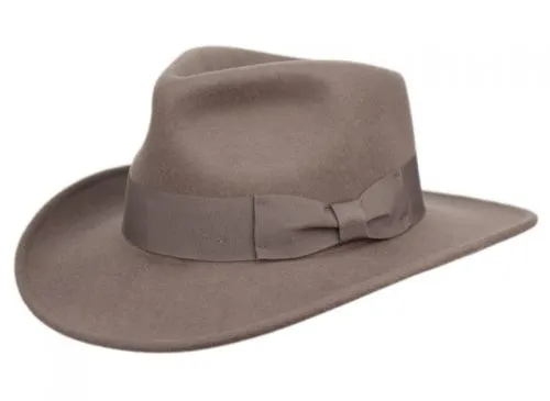 Monroe | Wool Felt Indy Fedora
