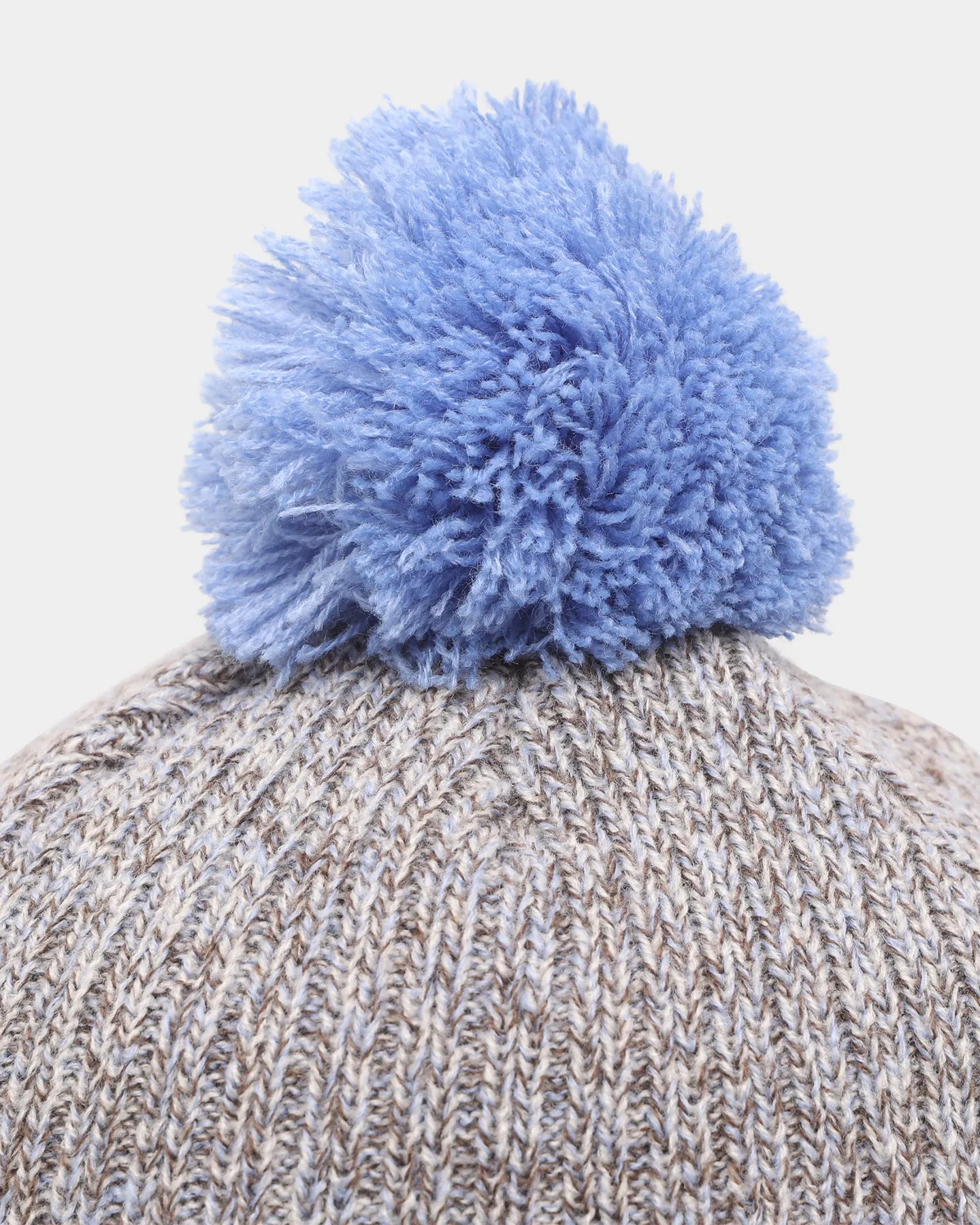 New Era New York Yankees Medium Knit Pom Pom Beanie Stone/Blue