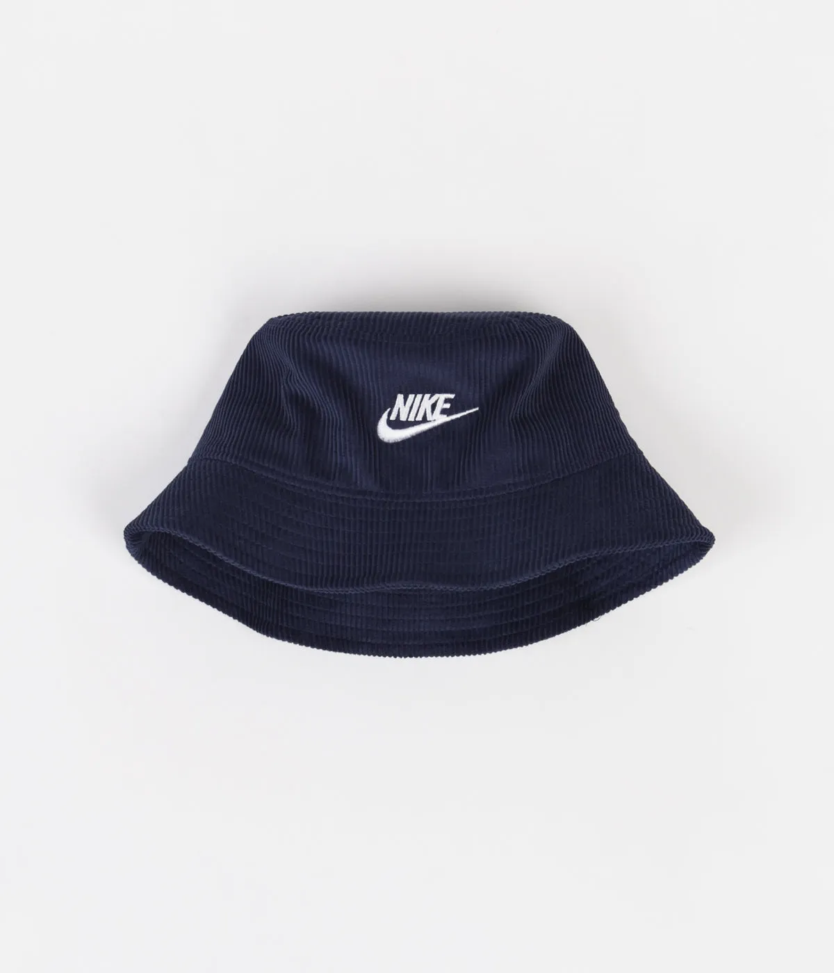 Nike Futura Corduroy Bucket Hat - Midnight Navy / White