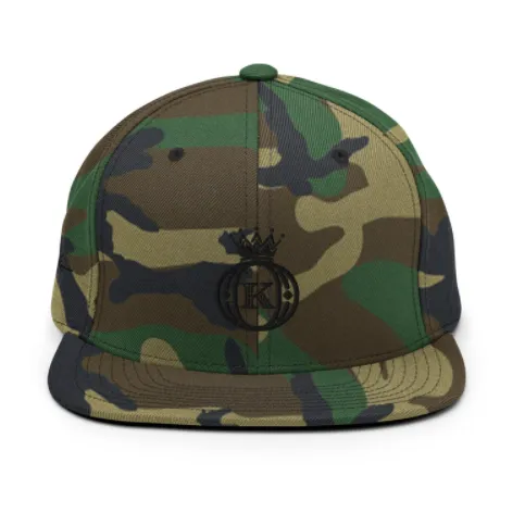 Onassis Krown Logo Embroidered Baseball Cap Snapback