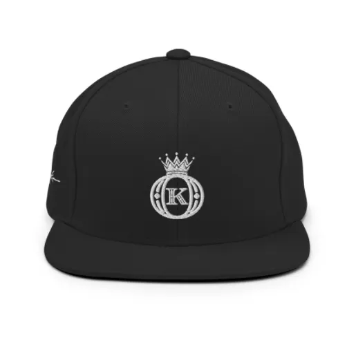 Onassis Krown Logo Embroidered Baseball Cap Snapback