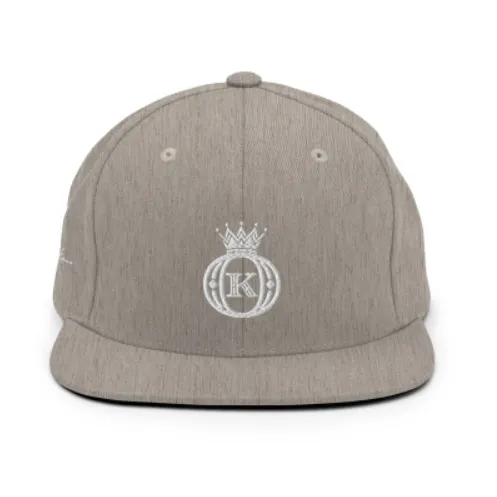 Onassis Krown Logo Embroidered Baseball Cap Snapback