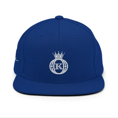 Onassis Krown Logo Embroidered Baseball Cap Snapback