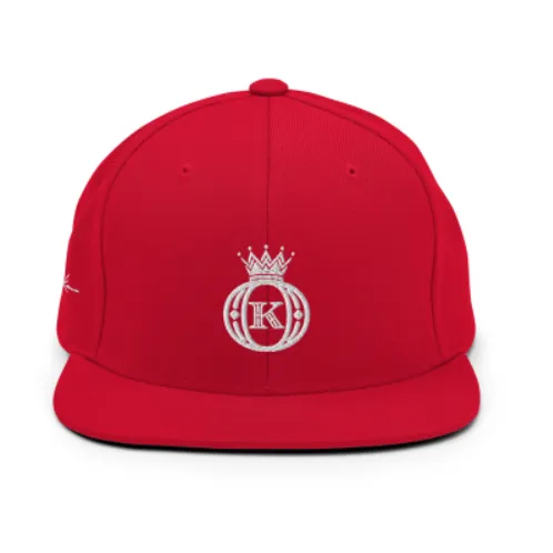 Onassis Krown Logo Embroidered Baseball Cap Snapback