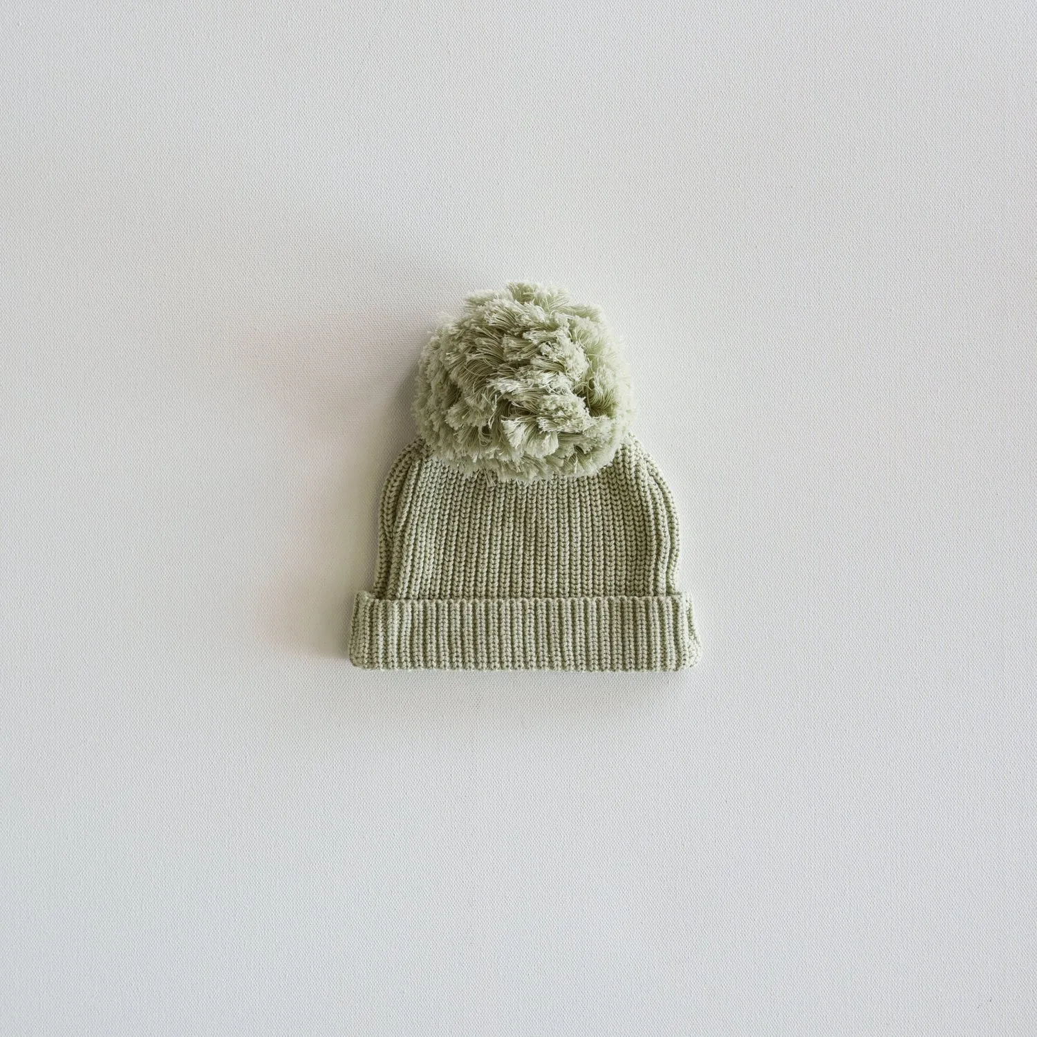 Organic Big Pompom Beanie
