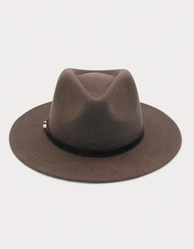 OSLO Felt Fedora Truffle