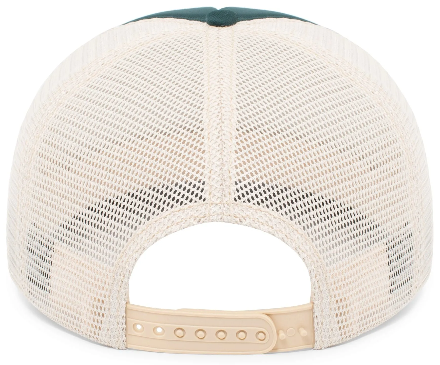 Pacific Headwear Foamie Fresh Trucker Cap - Dark Teal/Khaki/Orange
