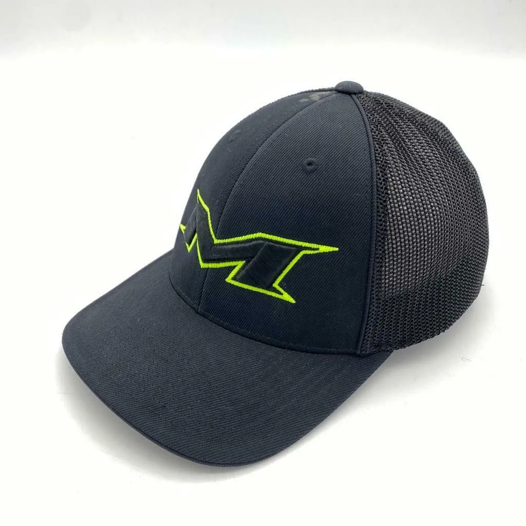Pacific Headwear Hat Dude with M Printed Baseball Cap Mesh Pro Model Snapback