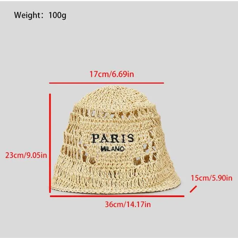 Paris Chrochet Bucket Hat