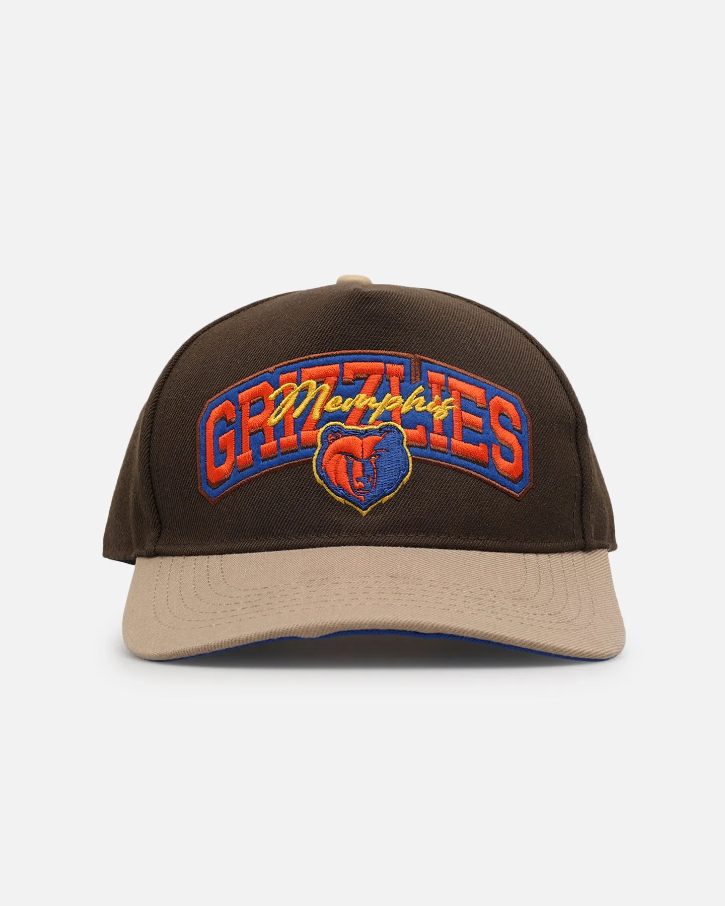 Pro Standard Memphis Grizzlies Stacked Snapback Brown