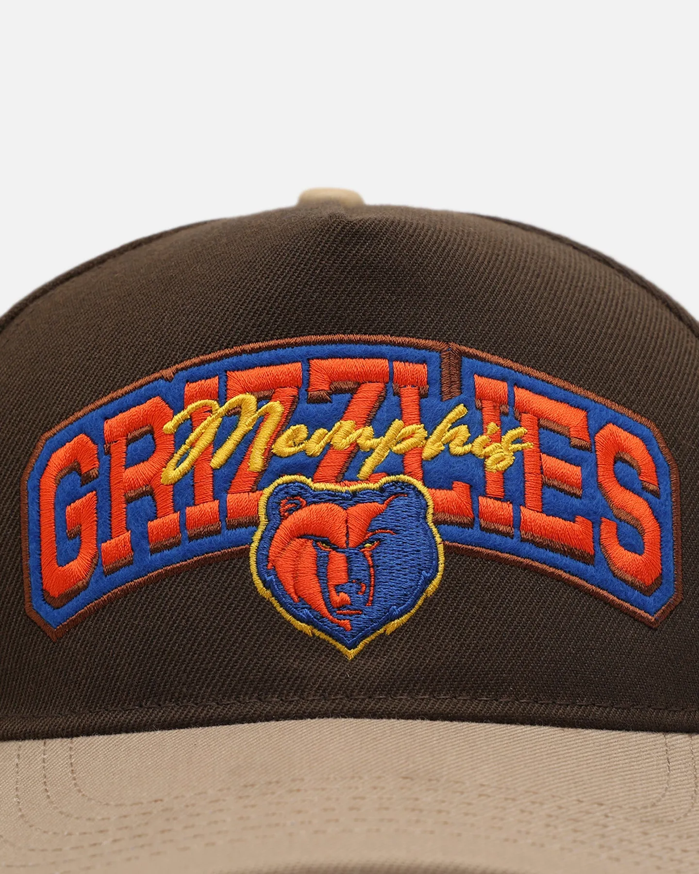 Pro Standard Memphis Grizzlies Stacked Snapback Brown