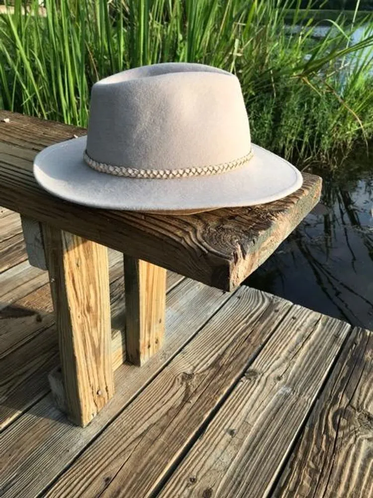 "The Westlake" Hat in Sandy Beige