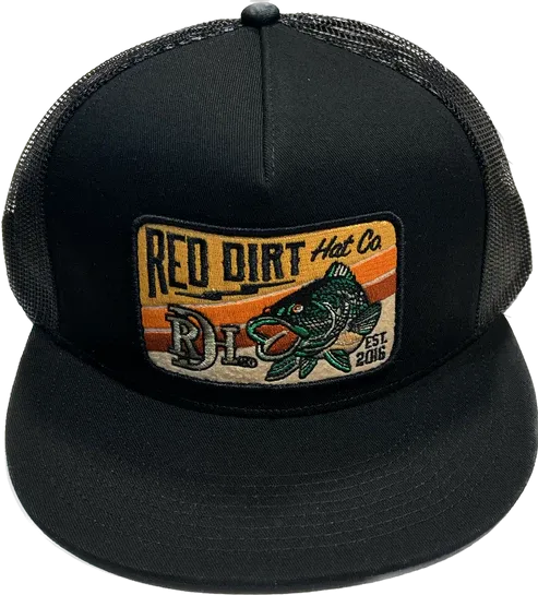 Red Dirt Hat Co. "Wallhanger" Hat in Black