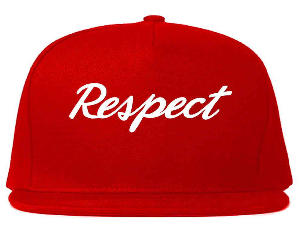 Respect Snapback Hat Cap