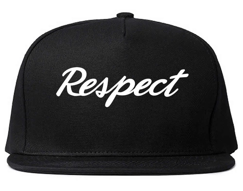 Respect Snapback Hat Cap