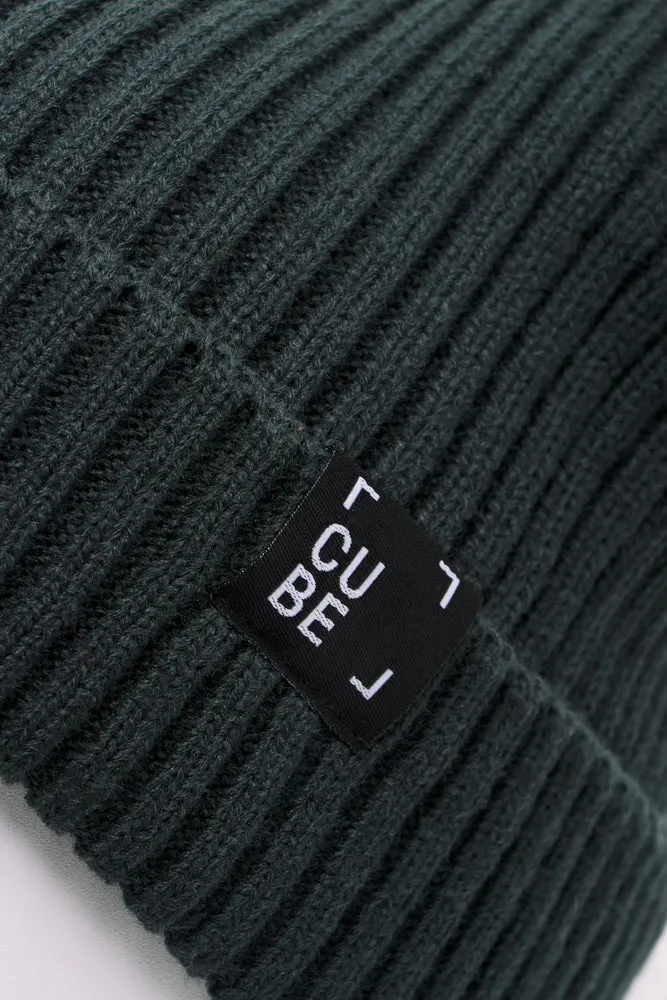 Rib Beanie Green