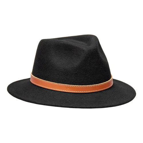 Saint Martin - Short Brimmed Wool Safari Hat