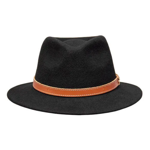 Saint Martin - Short Brimmed Wool Safari Hat