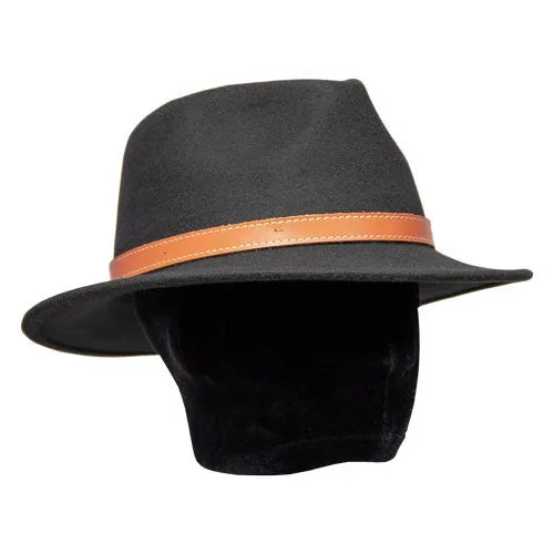 Saint Martin - Short Brimmed Wool Safari Hat