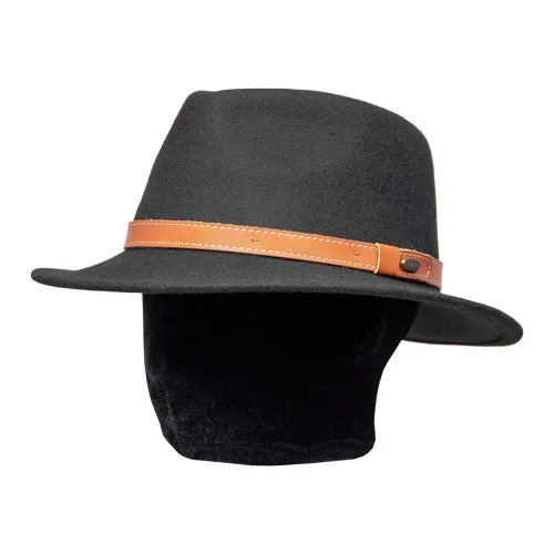 Saint Martin - Short Brimmed Wool Safari Hat
