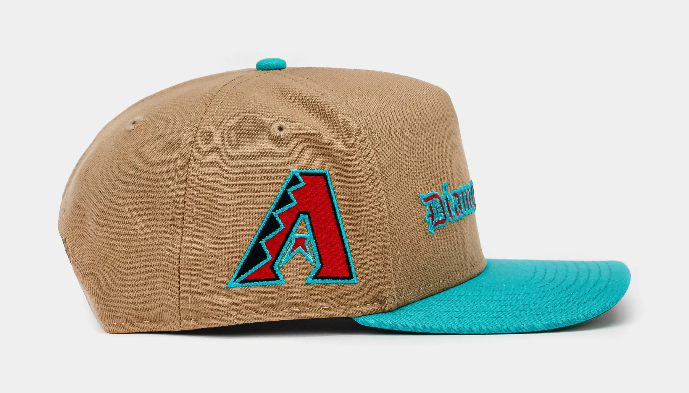 Shoe Palace Exclusive Arizona Diamondbacks Khaki 950AF Snapback Mens Hat (Khaki/Blue)