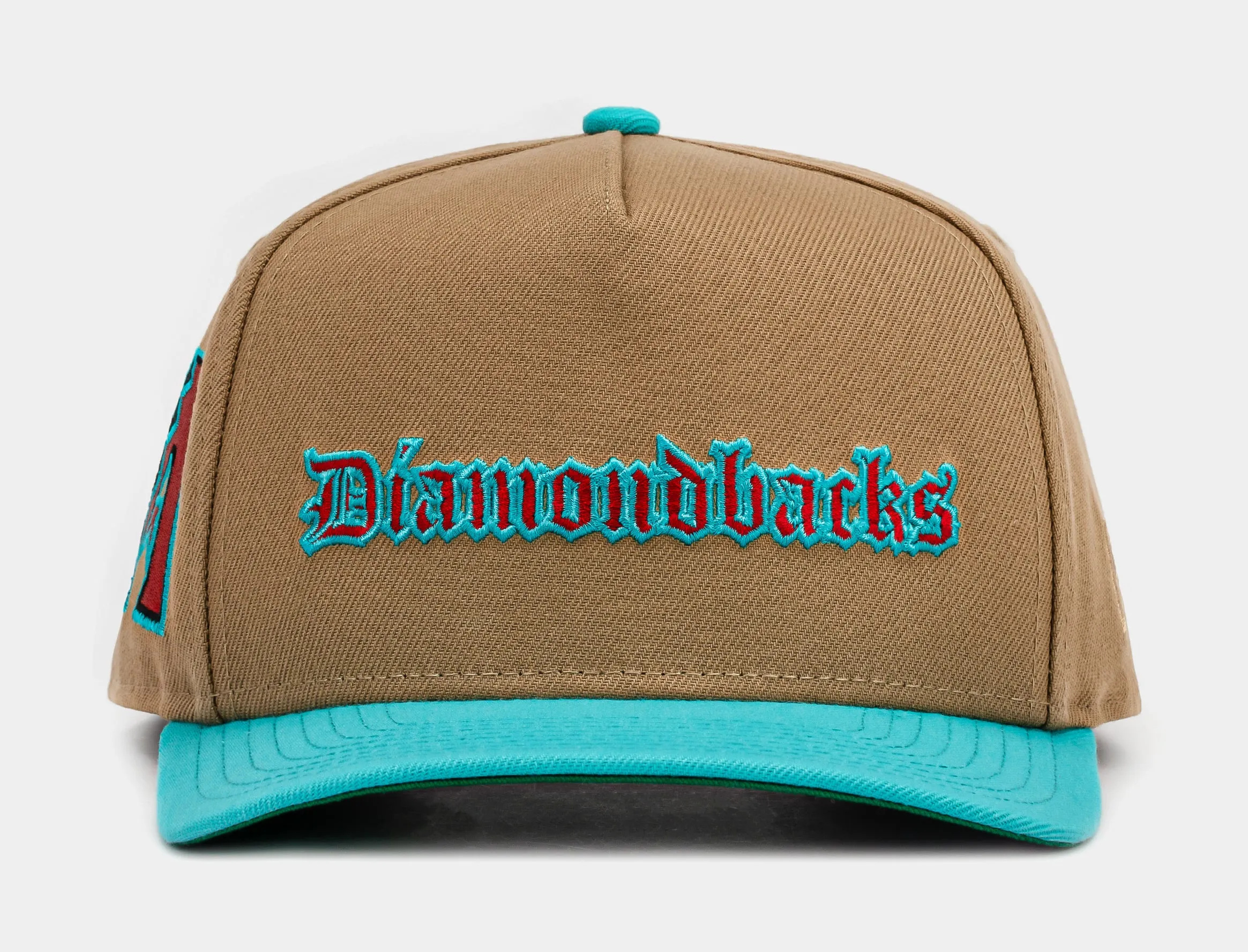Shoe Palace Exclusive Arizona Diamondbacks Khaki 950AF Snapback Mens Hat (Khaki/Blue)