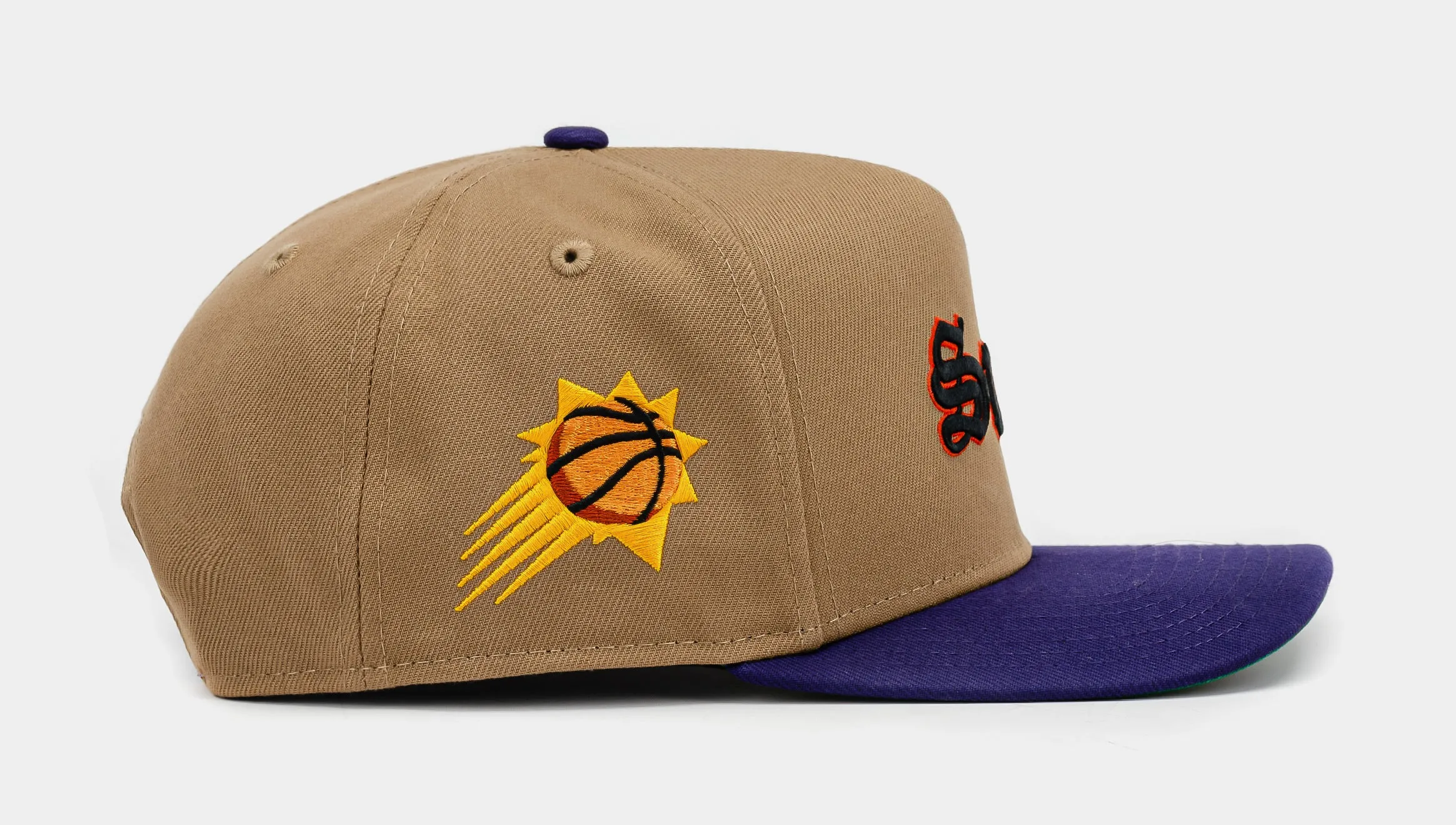 Shoe Palace Exclusive Phoenix Suns Khaki 950AF Snapback Mens Hat (Khaki/Purple)