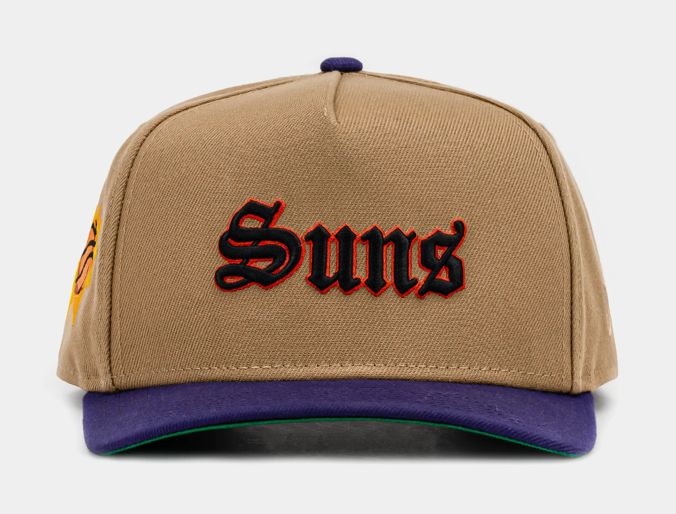 Shoe Palace Exclusive Phoenix Suns Khaki 950AF Snapback Mens Hat (Khaki/Purple)