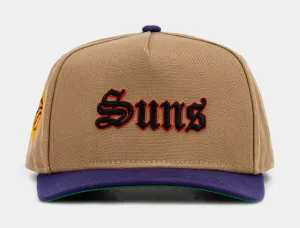 Shoe Palace Exclusive Phoenix Suns Khaki 950AF Snapback Mens Hat (Khaki/Purple)