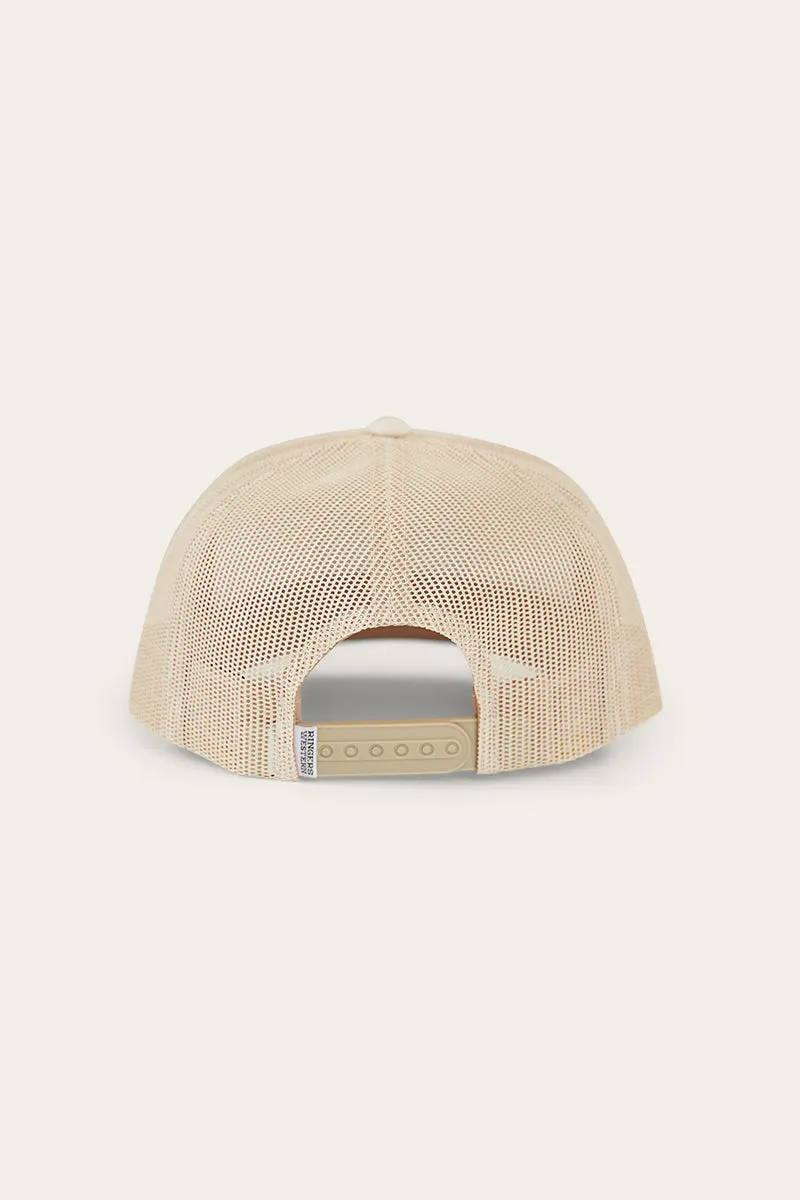 Signature Bull Kids Trucker Cap - Beige/Clay