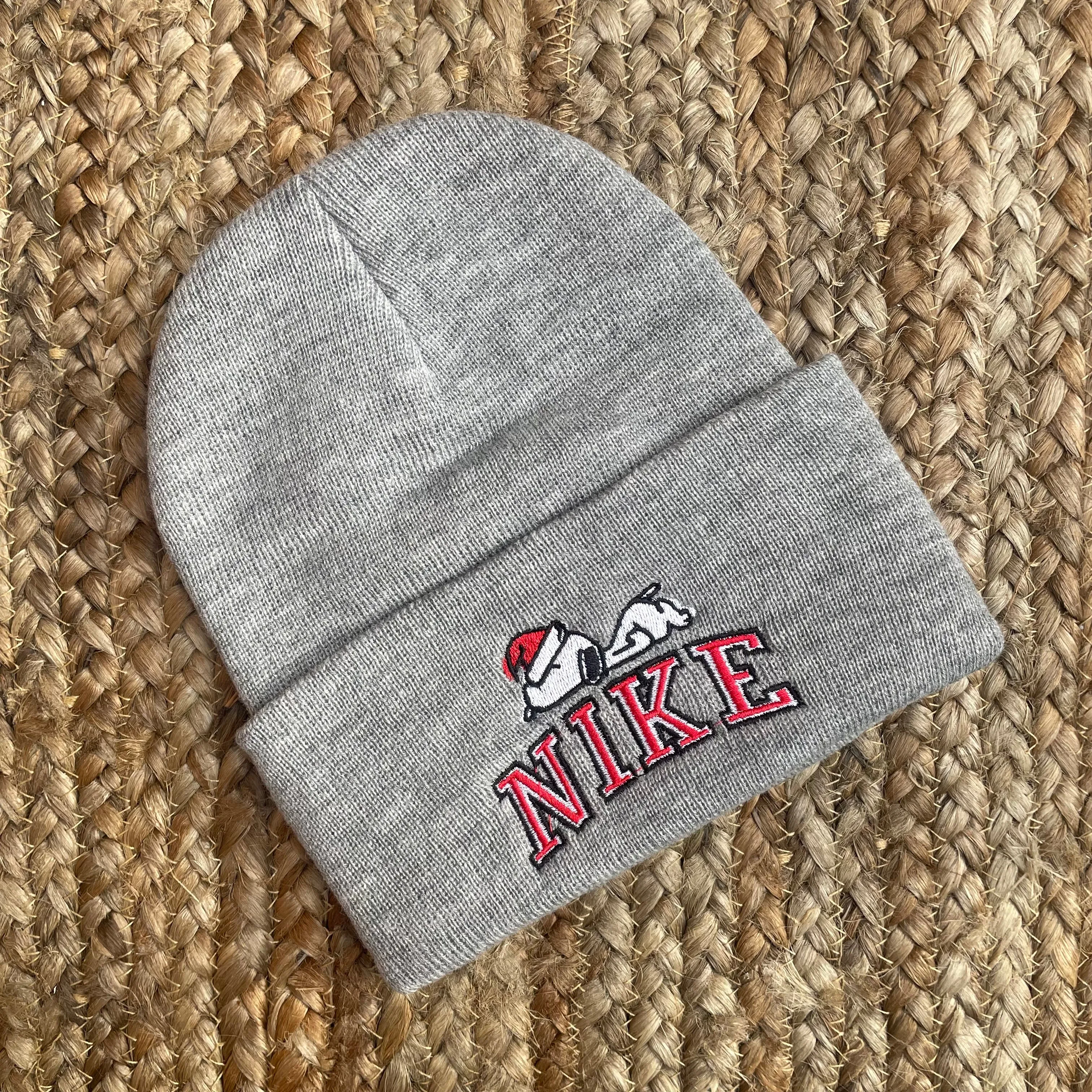 Snoopy Embroidered Holiday Beanie