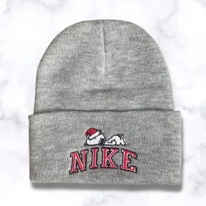 Snoopy Embroidered Holiday Beanie