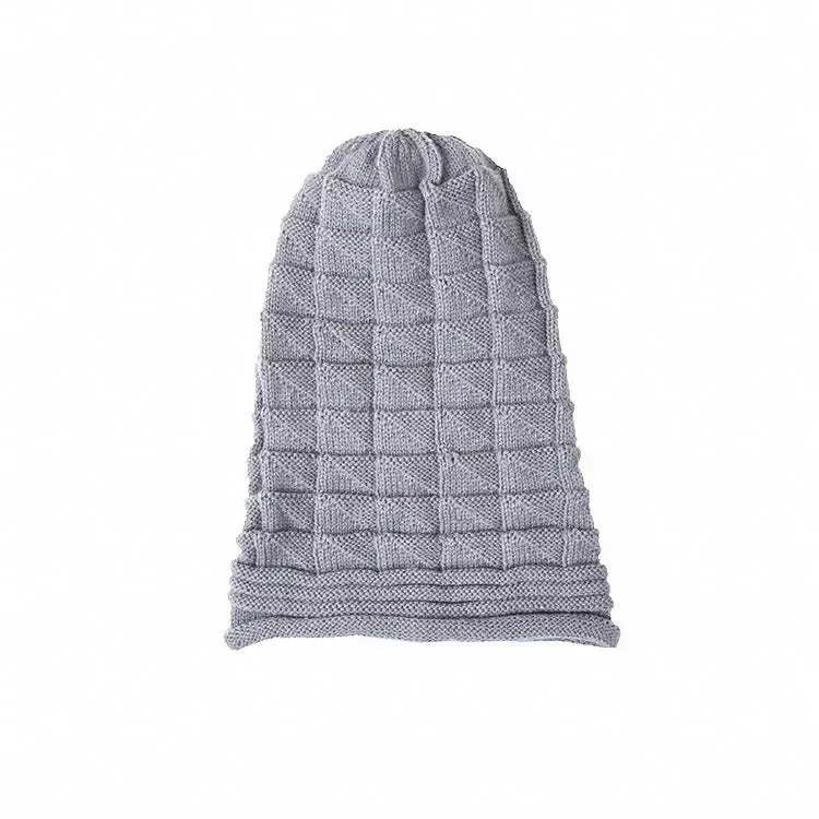 Solid Oversized Winter Beanies
