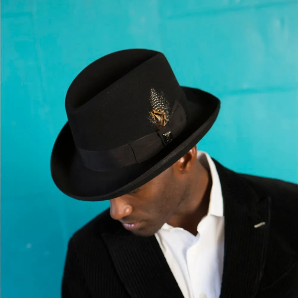 Stacy Adams Wool Felt Homburg- Harvey