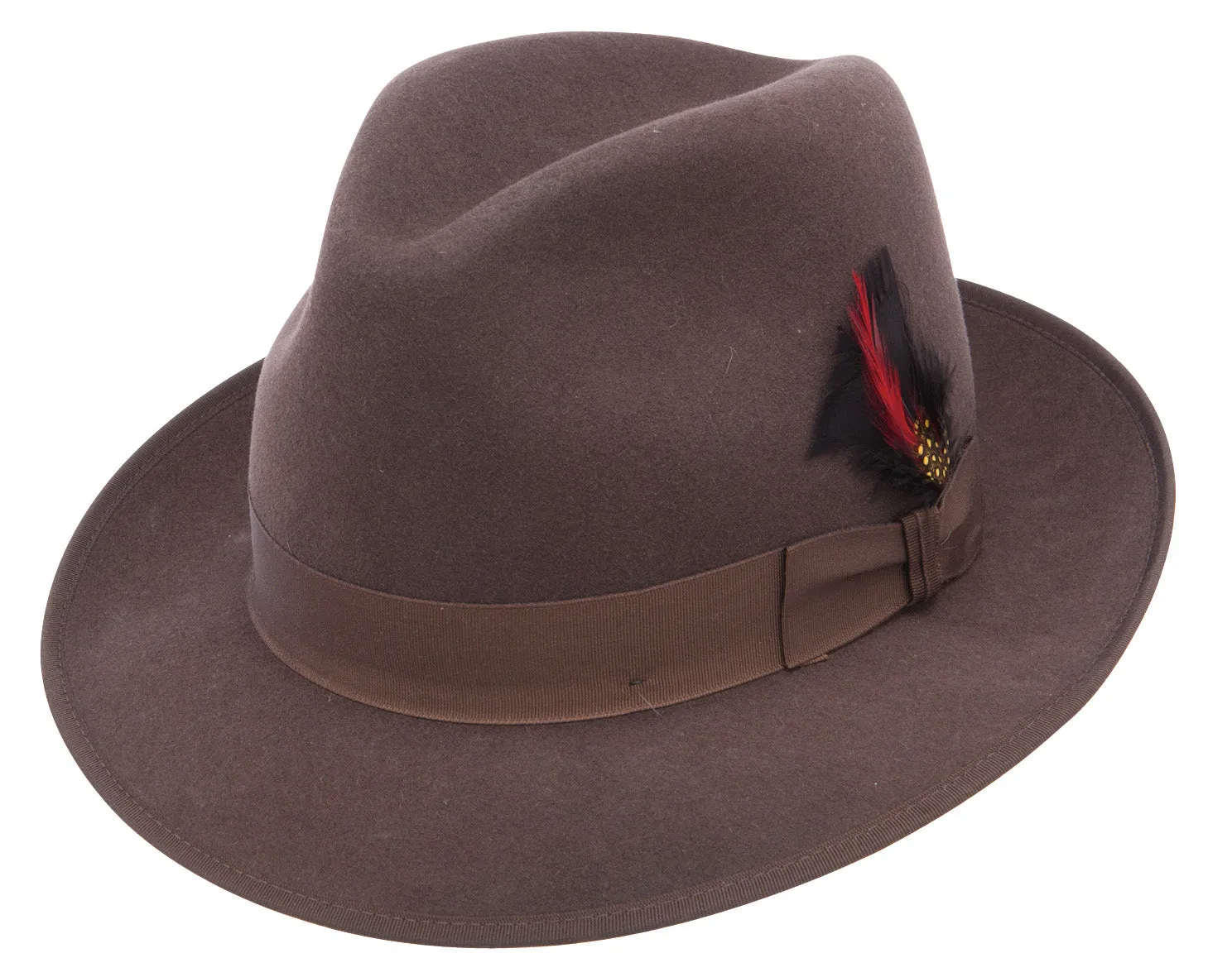 Stetson Terrell Wool Felt Fedora Hat