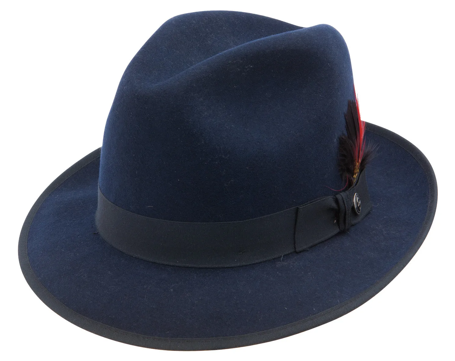 Stetson Terrell Wool Felt Fedora Hat