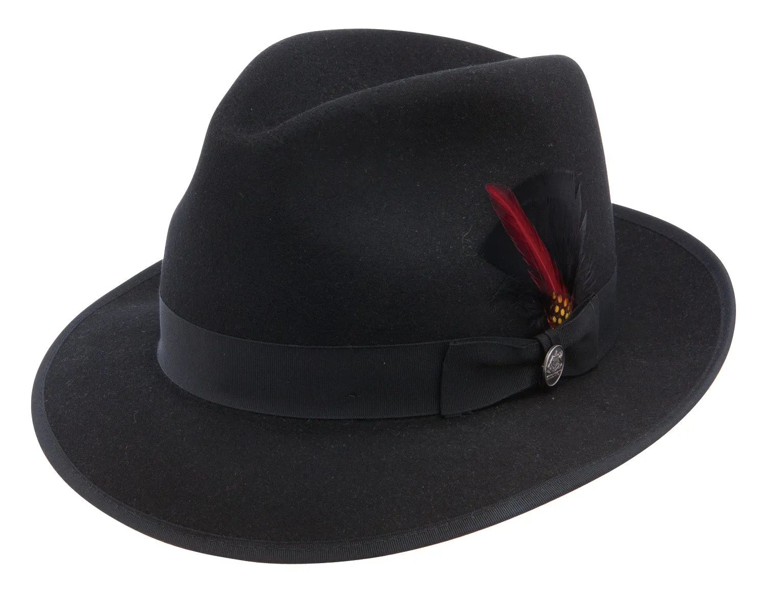 Stetson Terrell Wool Felt Fedora Hat