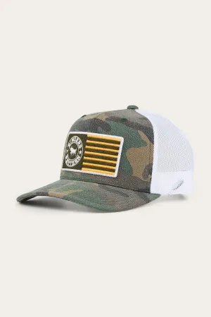 Strike Trucker Cap - Camo/Orange