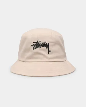 Stussy Stock Shadow Bucket Hat Oatmeal