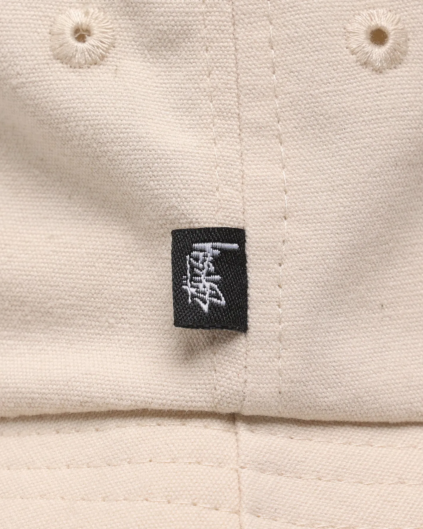 Stussy Stock Shadow Bucket Hat Oatmeal