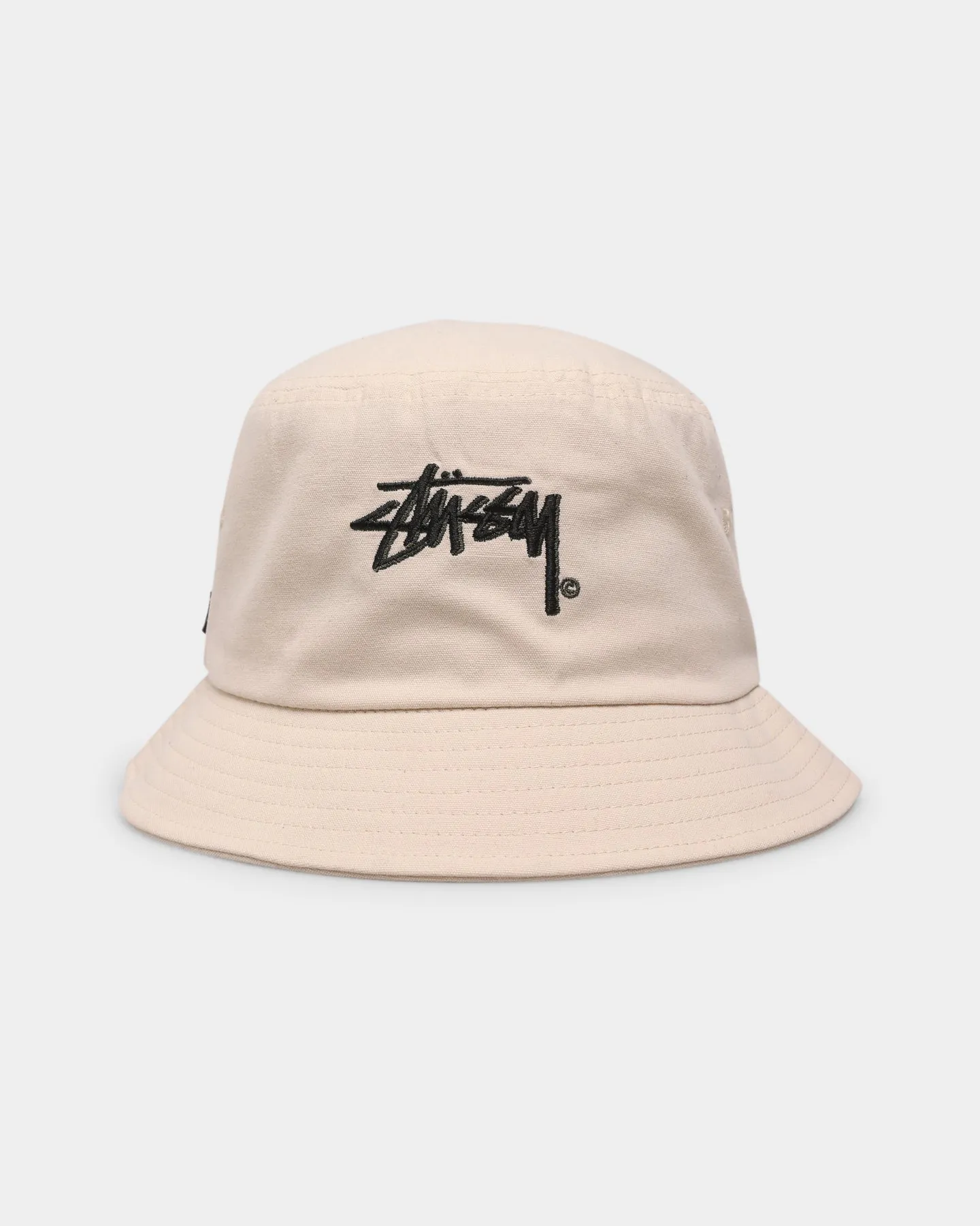 Stussy Stock Shadow Bucket Hat Oatmeal