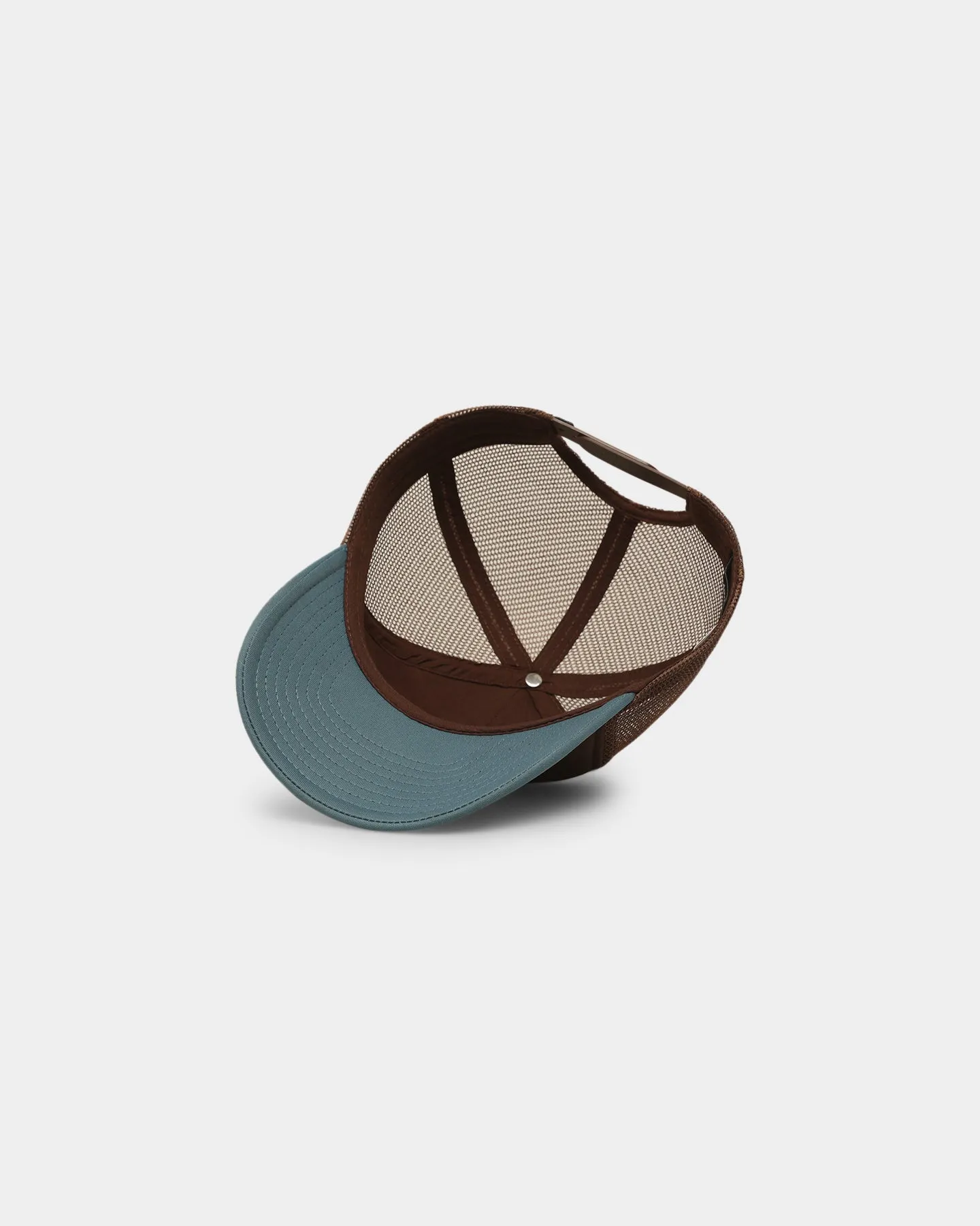 Stussy Workgear Trucker Snapback Brown/Blue