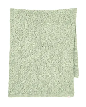 Toshi Organic Knit Blanket Bowie Matcha