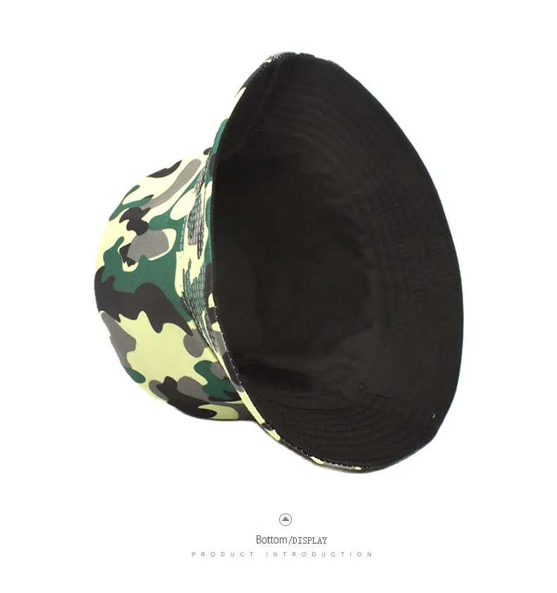 Urban Camo Bucket Hat - Fushia