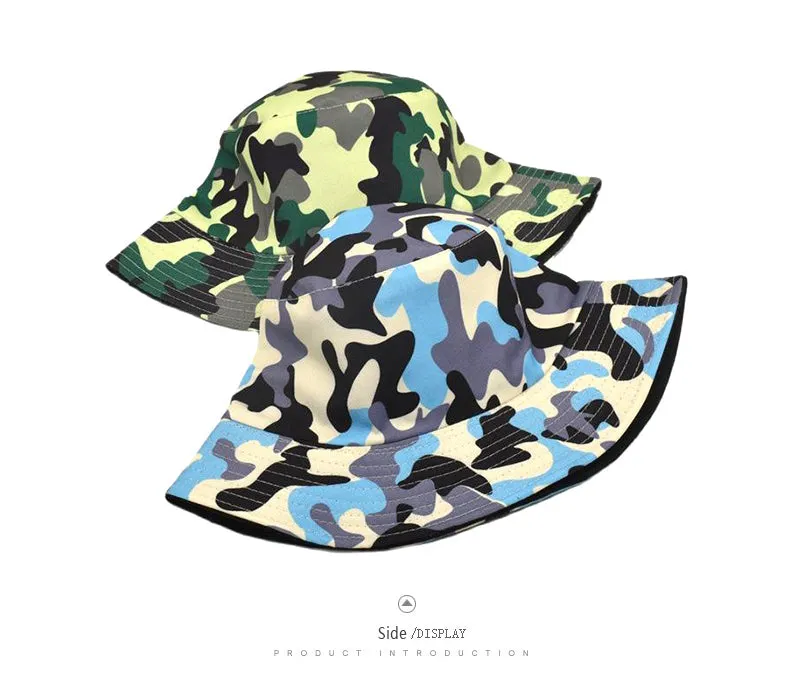 Urban Camo Bucket Hat - Fushia