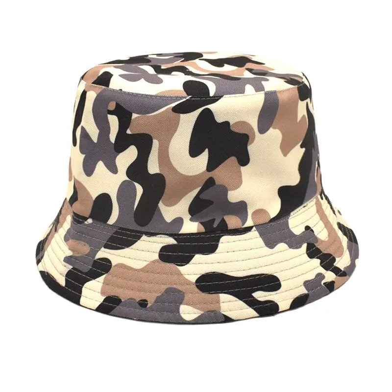 Urban Camo Bucket Hat - Fushia