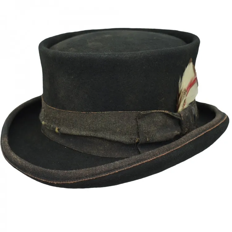 Vintage Vogue Funky Aged Top Hat in Blue