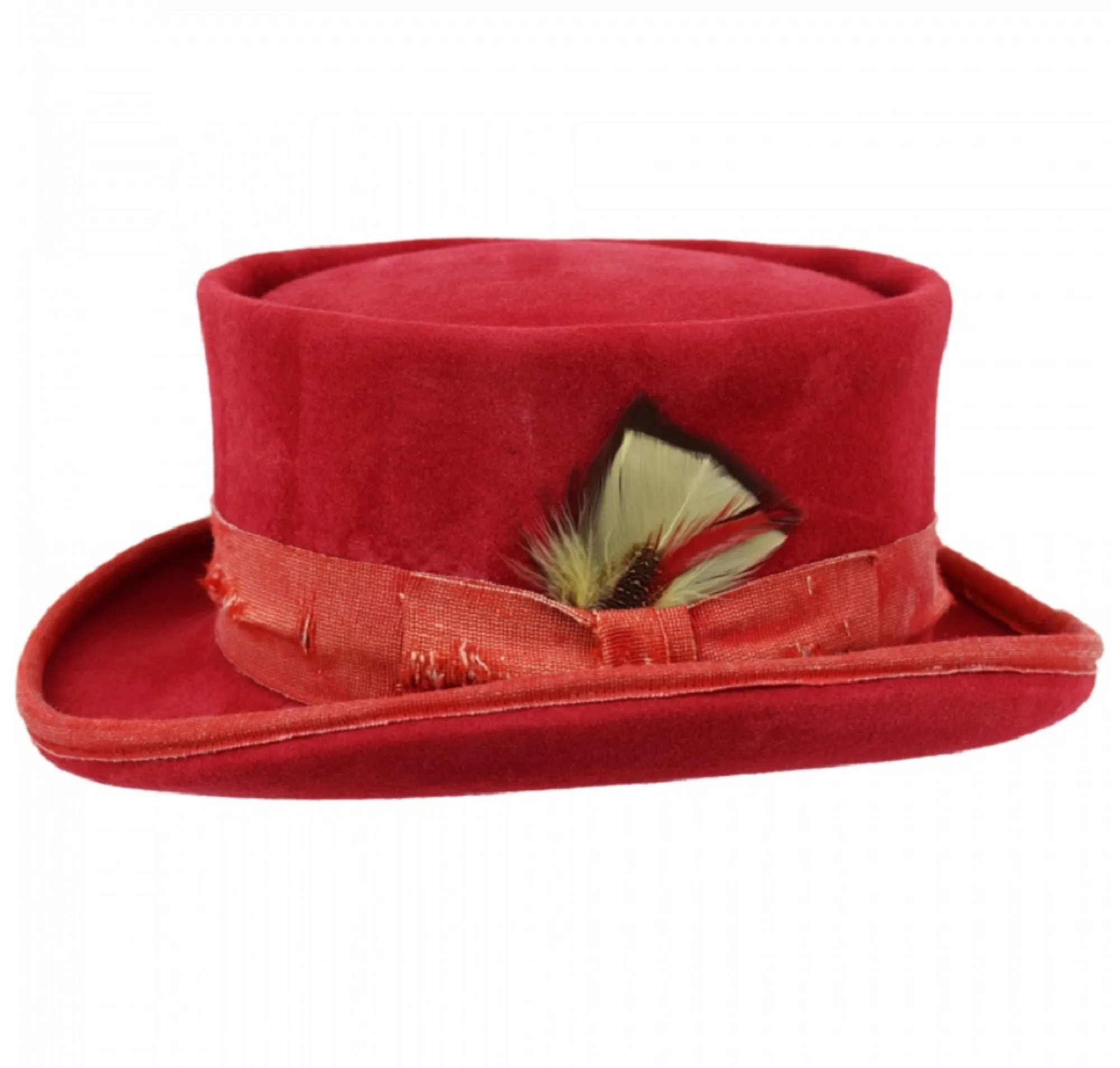 Vintage Vogue Funky Aged Top Hat in Blue