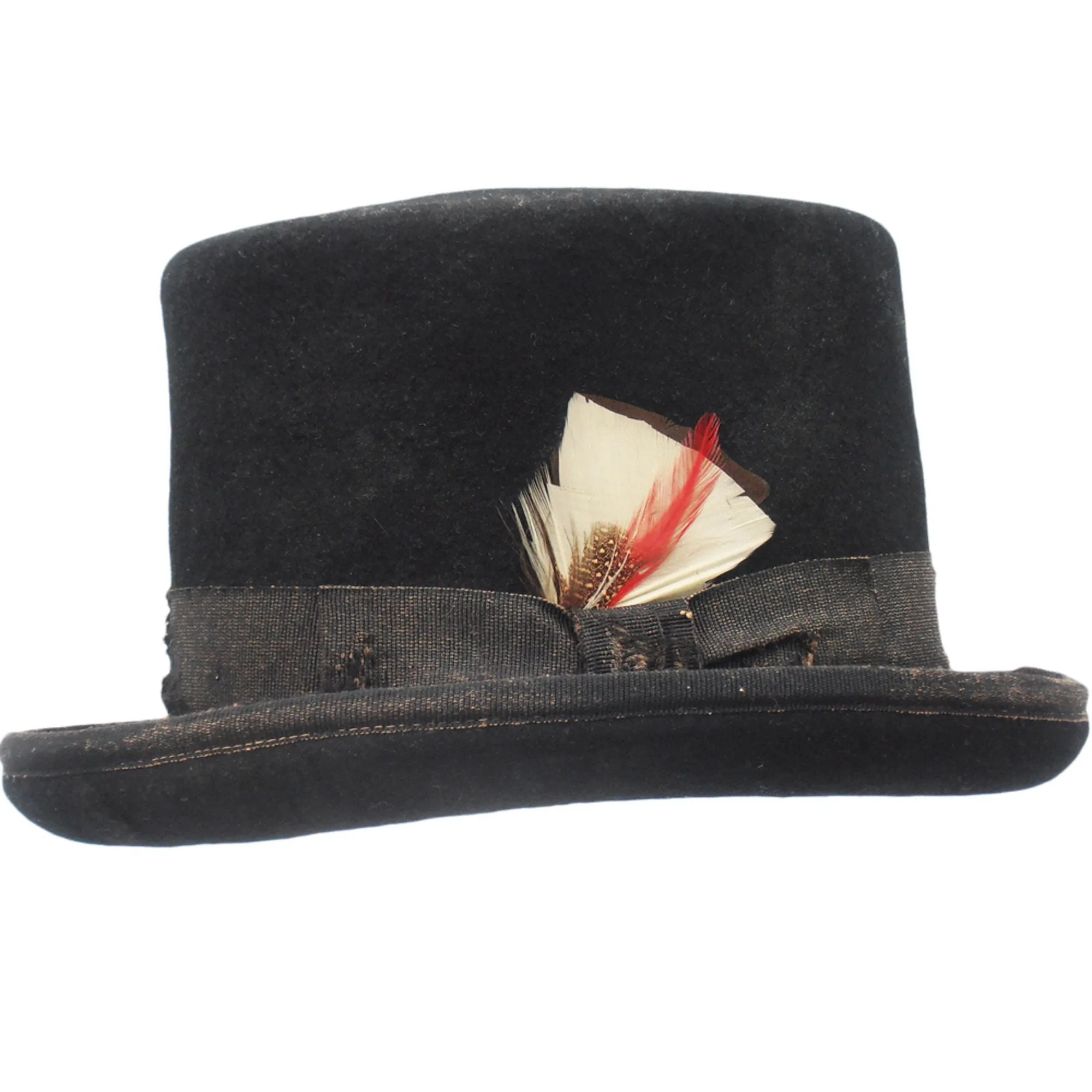 Vintage Vogue Funky Aged Top Hat in Blue