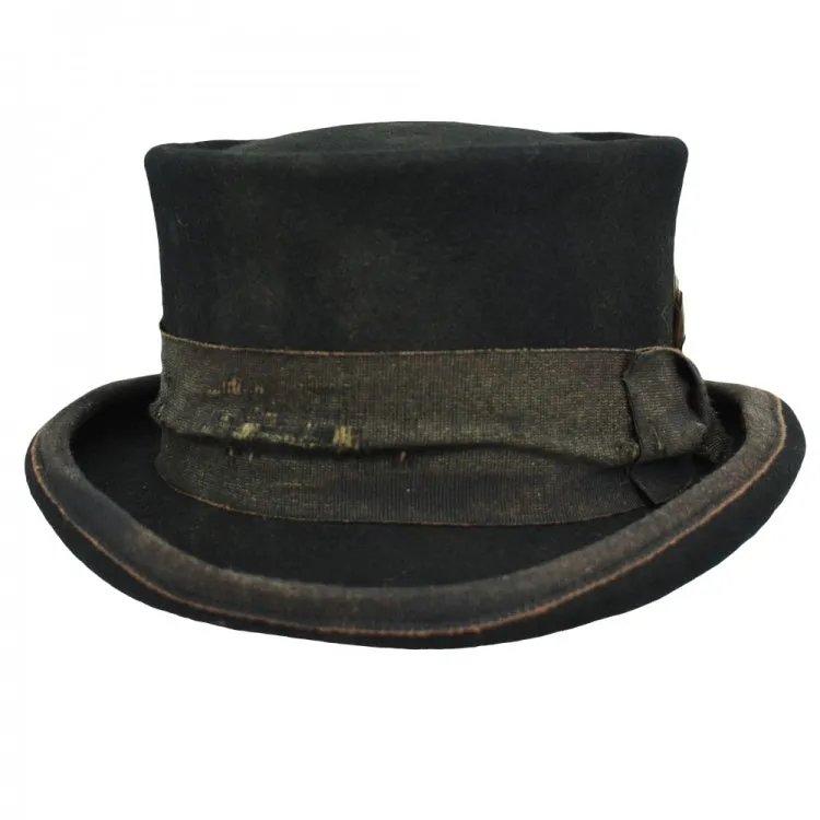 Vintage Vogue Funky Aged Top Hat in Blue